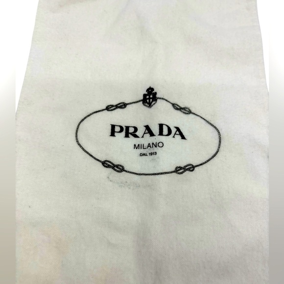 PRADA white dust bag/ cover drawstring - Picture 2 of 5